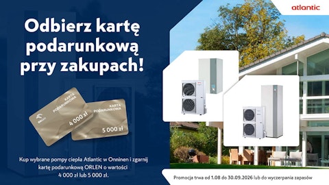 Promocja Atlantic - karta podarunkowa Orlen GRATIS!