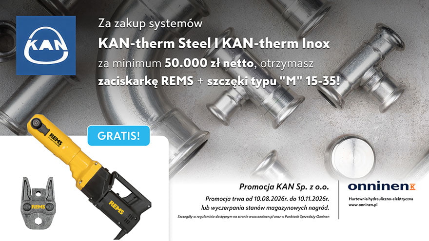 Promocja KAN-therm  - Wygraj komplet narzędzi do zaprasowania