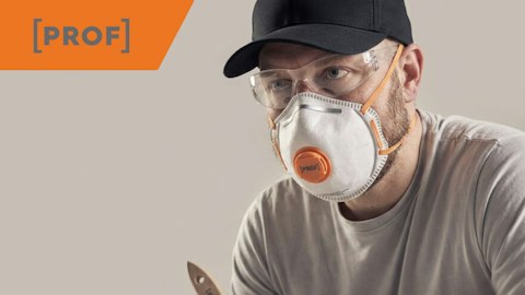Pracujesz w pyle? Zobacz, kiedy warto wybrać półmaskę FFP3 zamiast FFP2