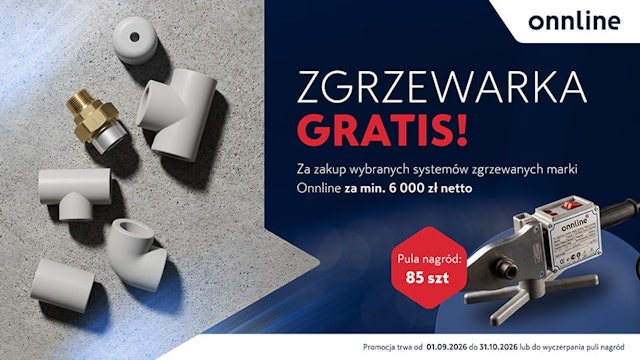 Promocja Onnline - Zgrzewarka GRATIS!