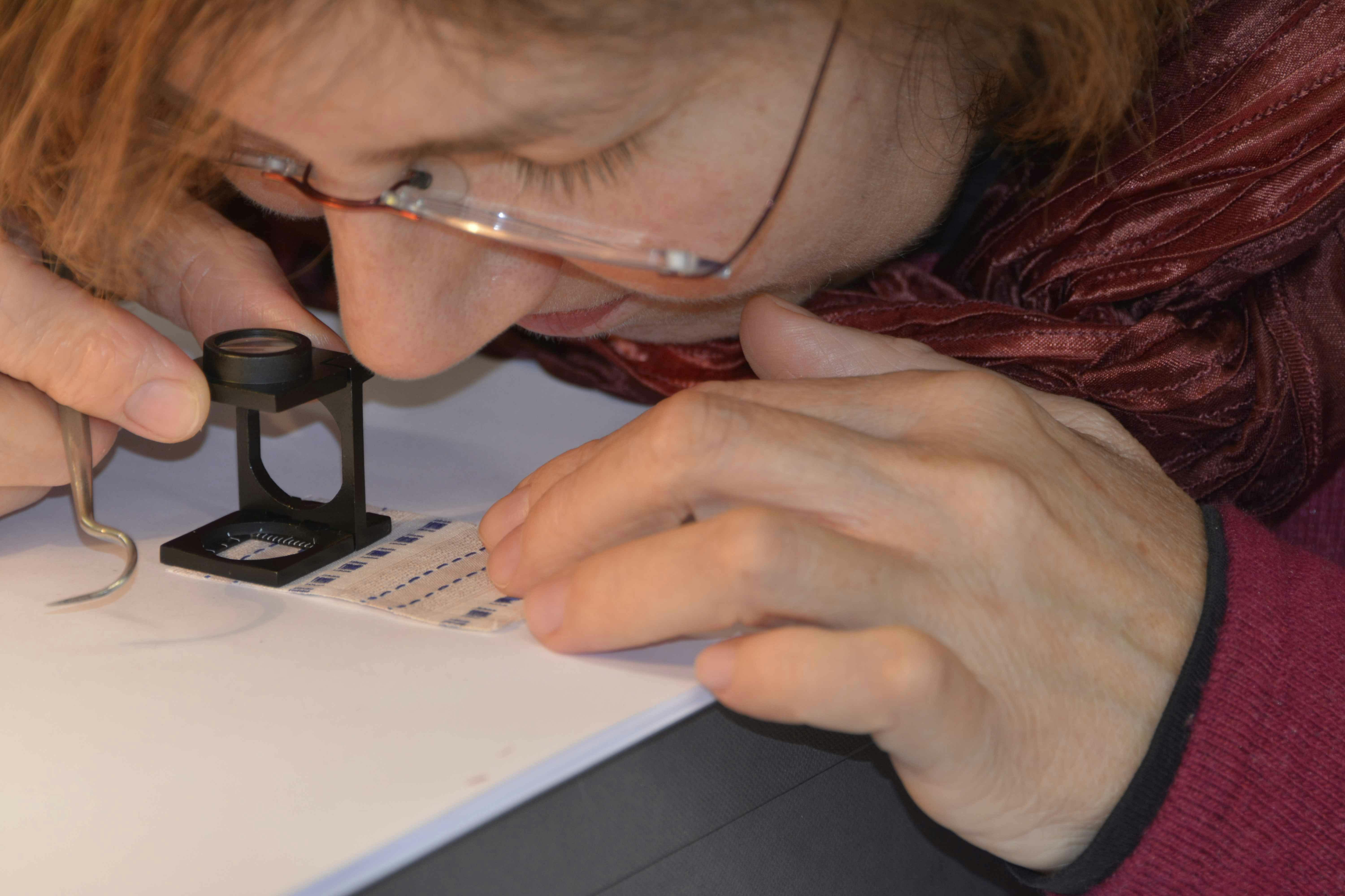 Student at work