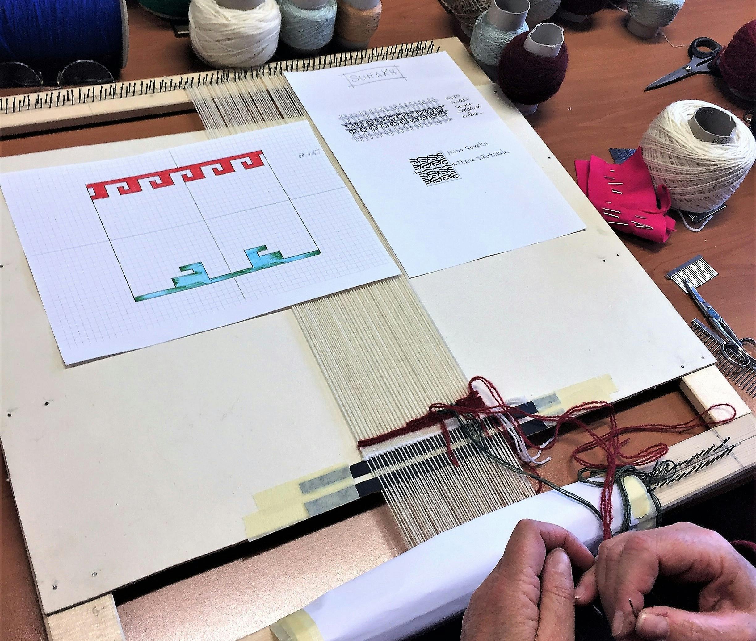 Carpet weaving course, II level