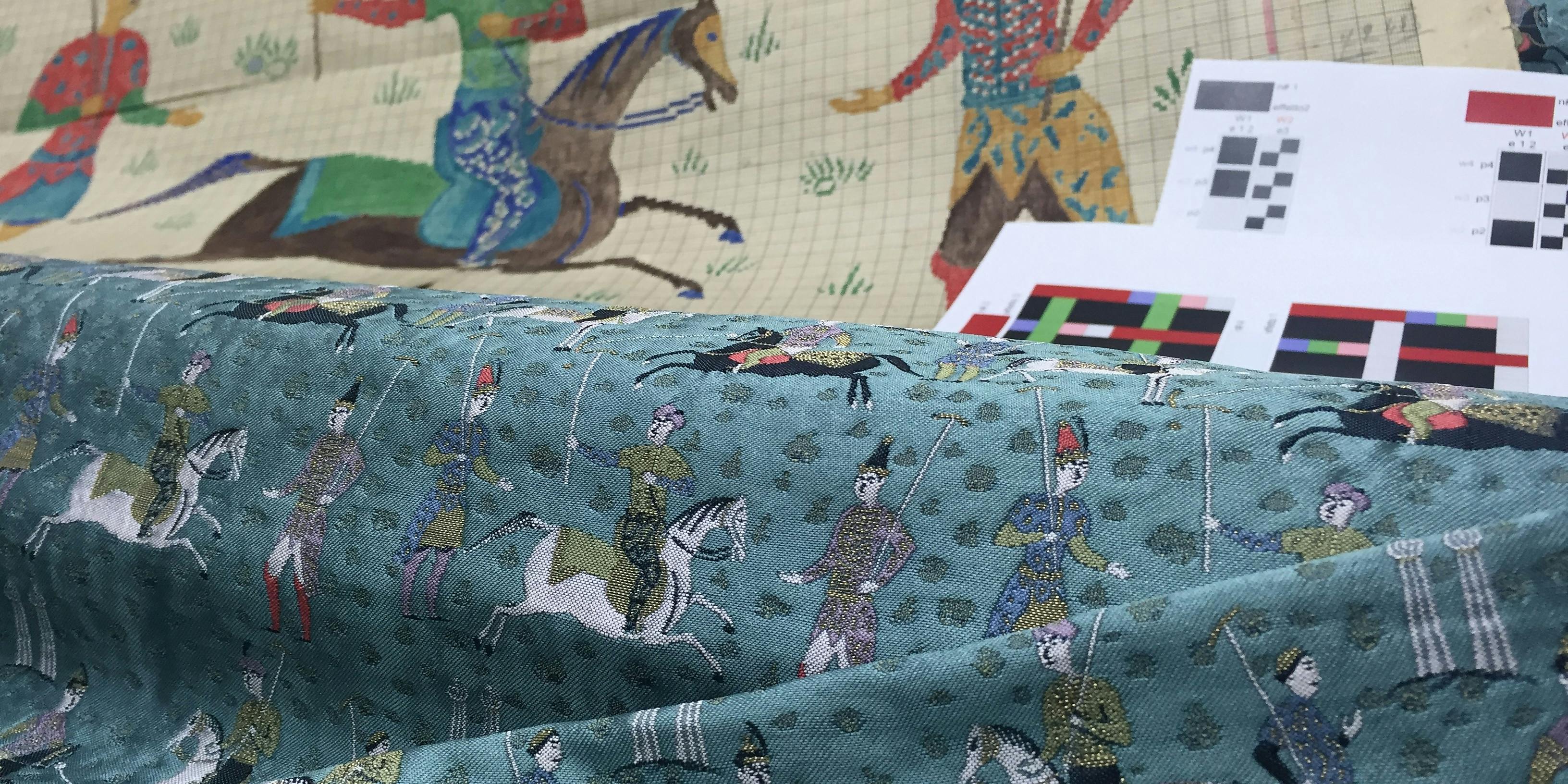 Designing today's textiles with historical Jacquard techniques