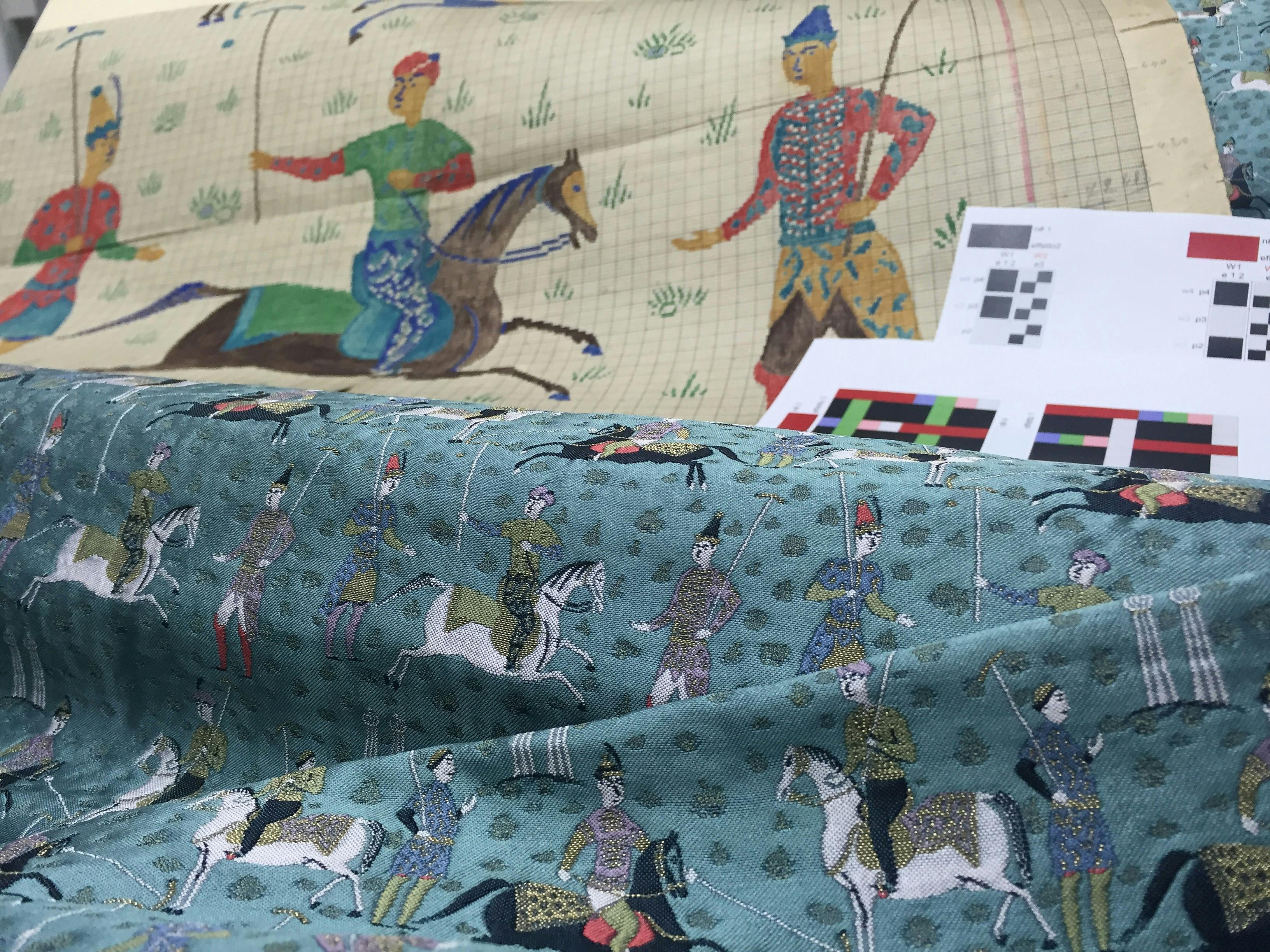 Designing today's textiles with historical Jacquard techniques