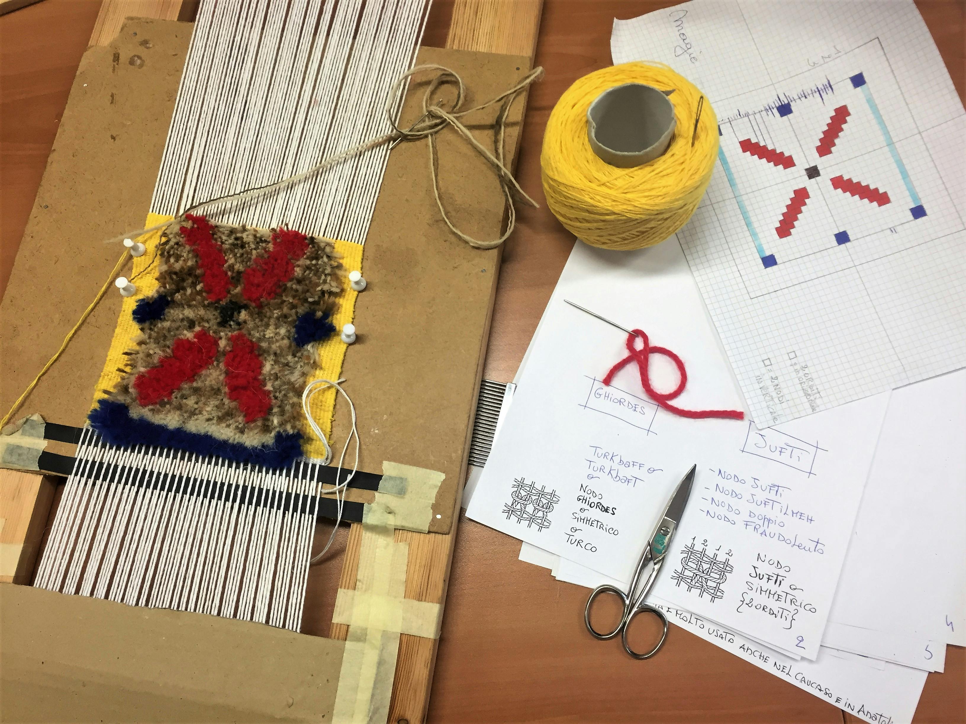 Carpet weaving I, basic level