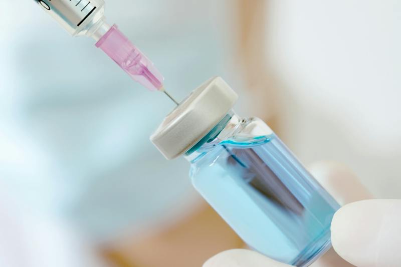syringe and medicine