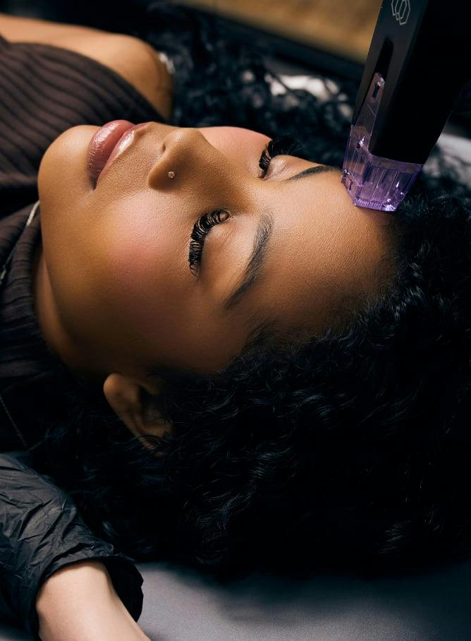 woman laying down