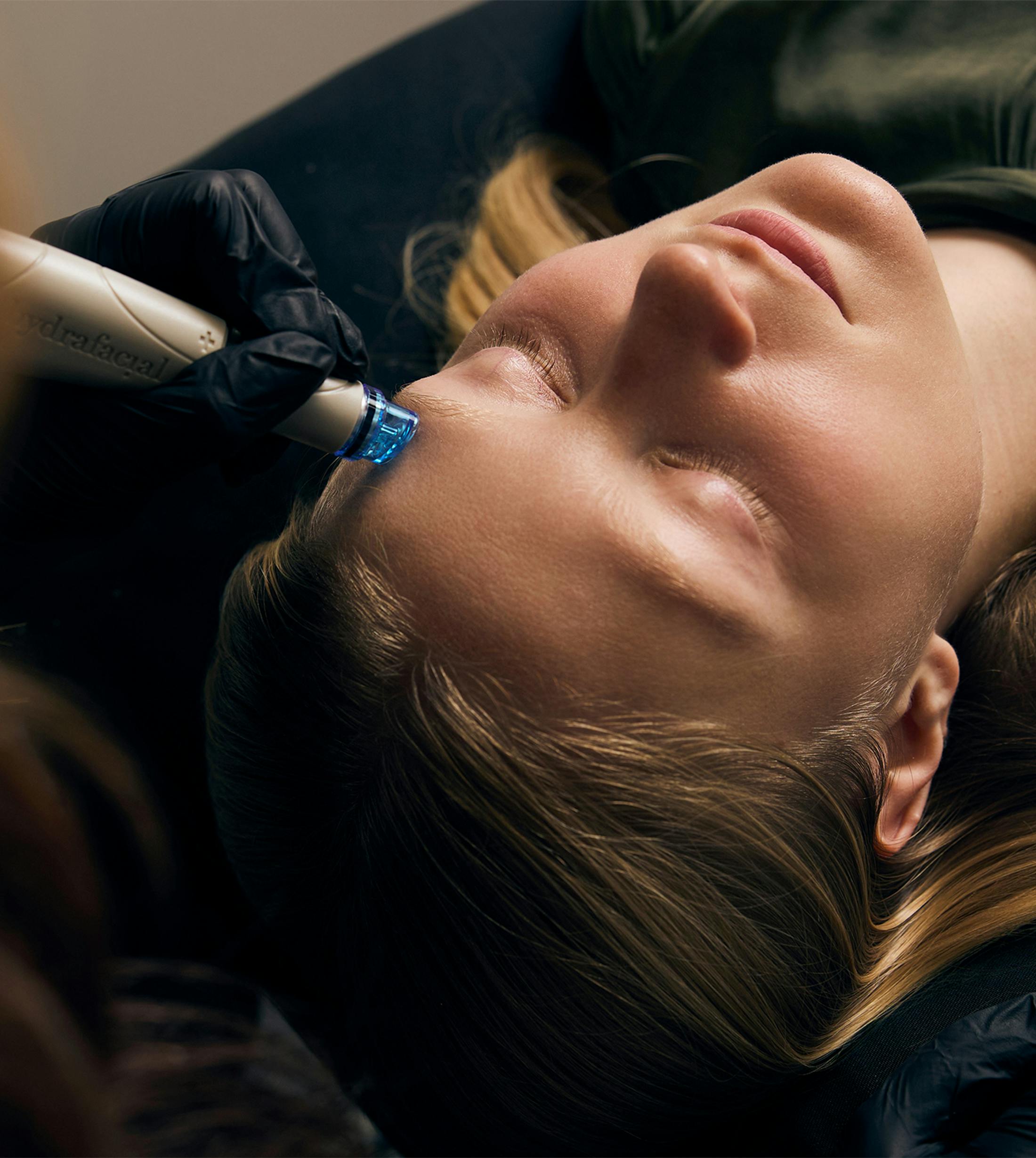 Woman during treatment