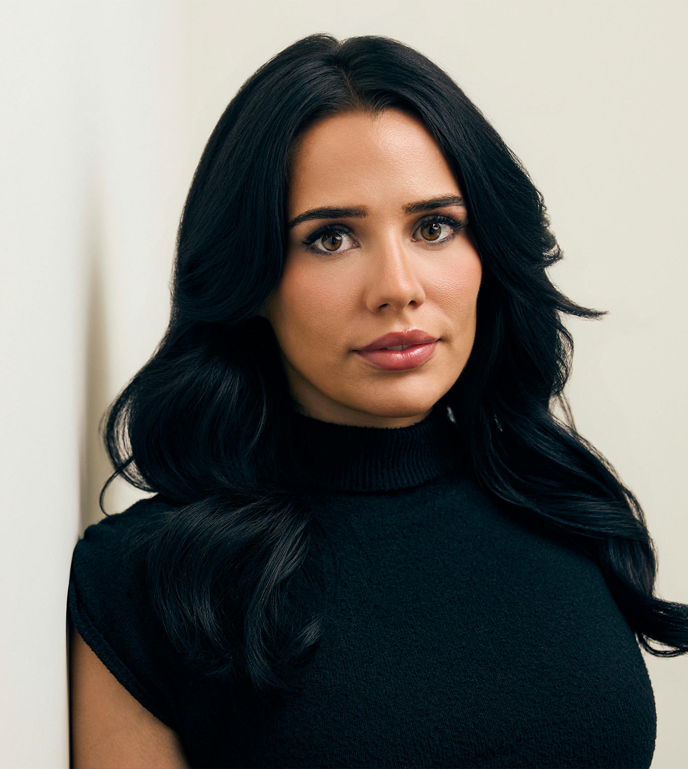 woman looking into the camera