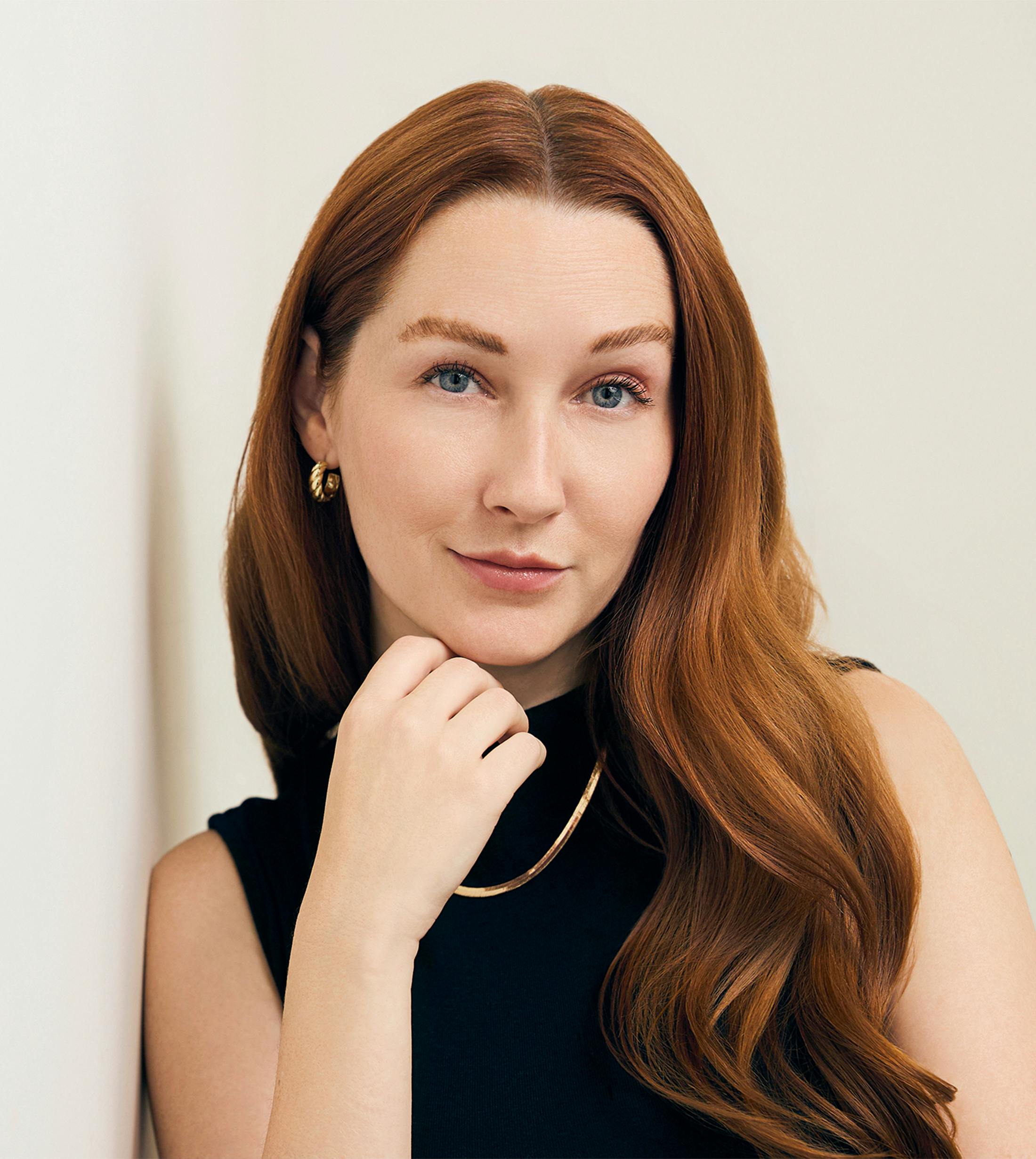 Woman smiling