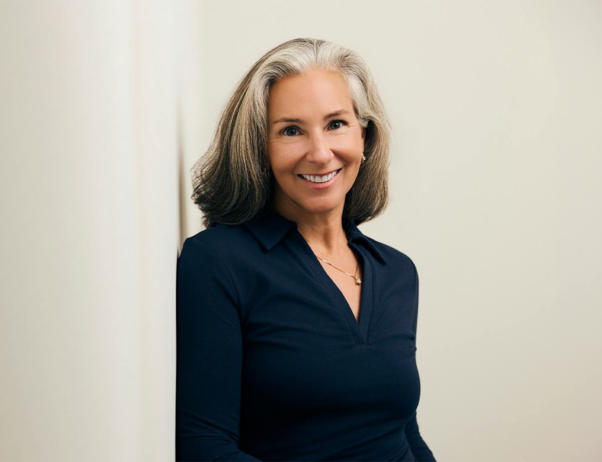 Woman smiling