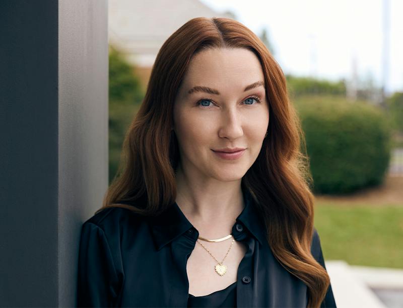 Woman smiling
