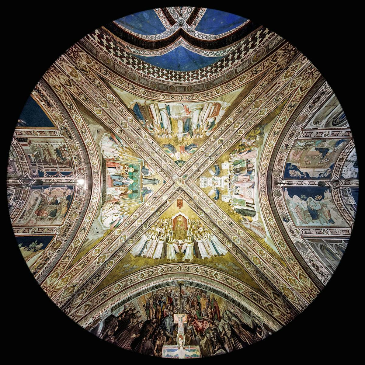 Transept of the lower Church - San Francesco Basilica