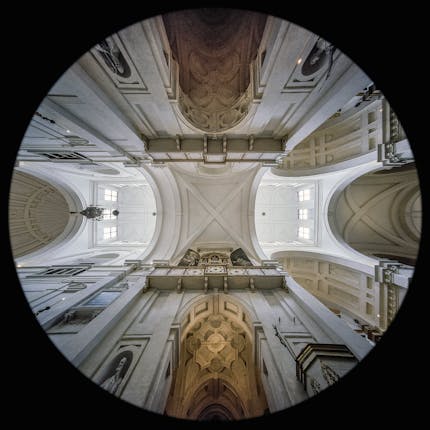 Nave between Domes - Santa Barbara palatine Basilica