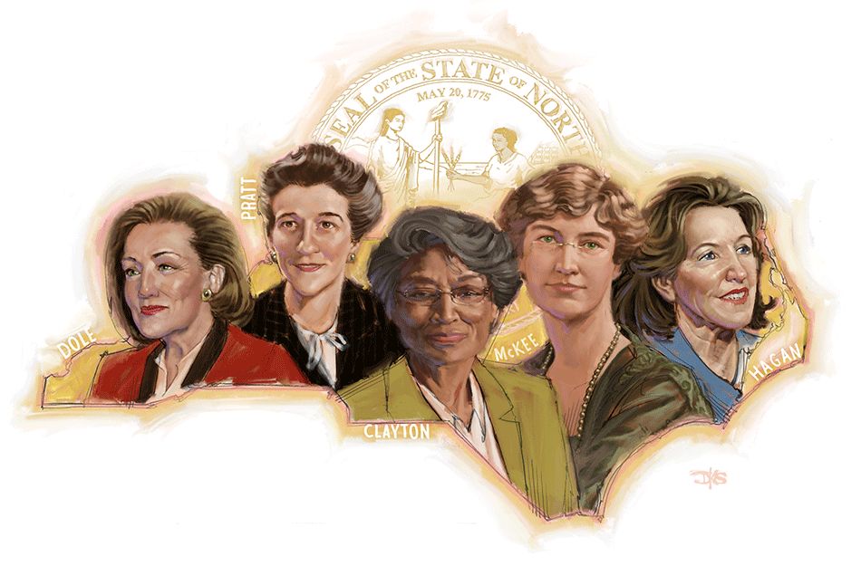 "TAKING CHARGE" - WOMEN IN NORTH CAROLINA GOVERNMENT Portfolio Cover