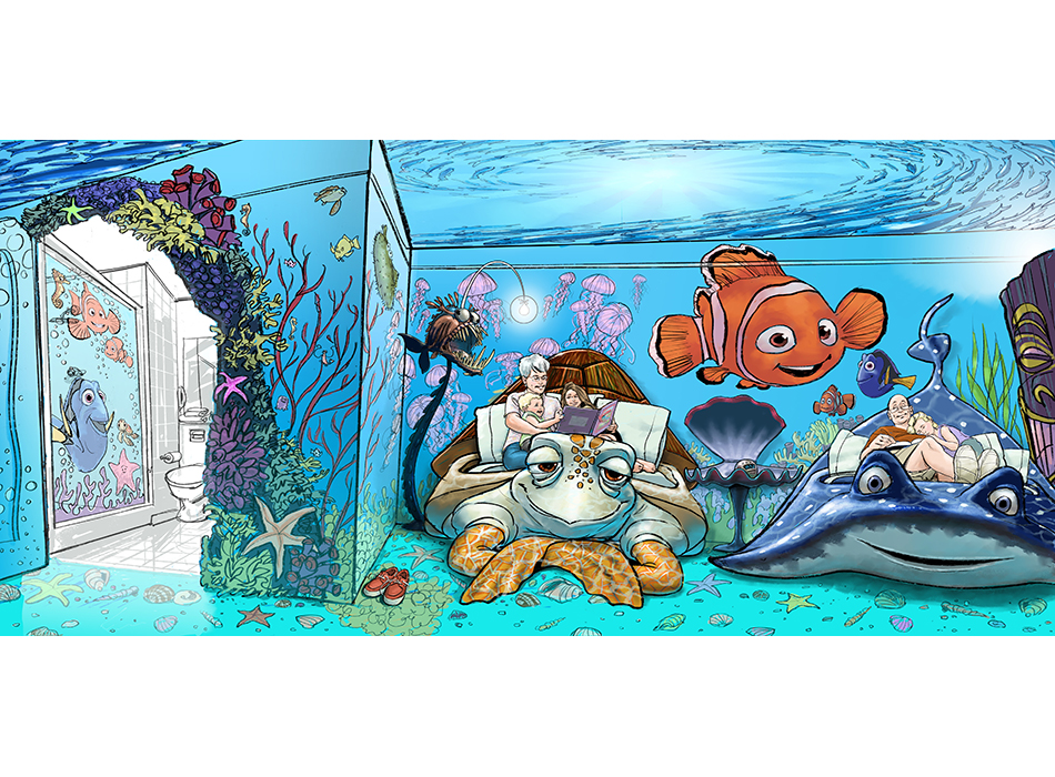 Disney Resorts - Nemo Room