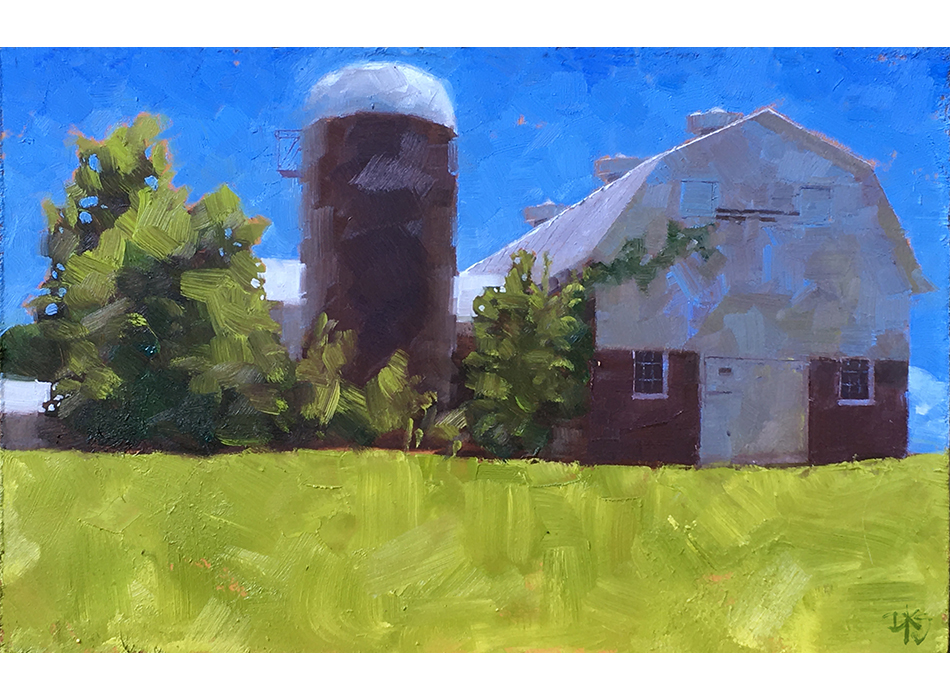 Lindley-Coble Barn, plein air