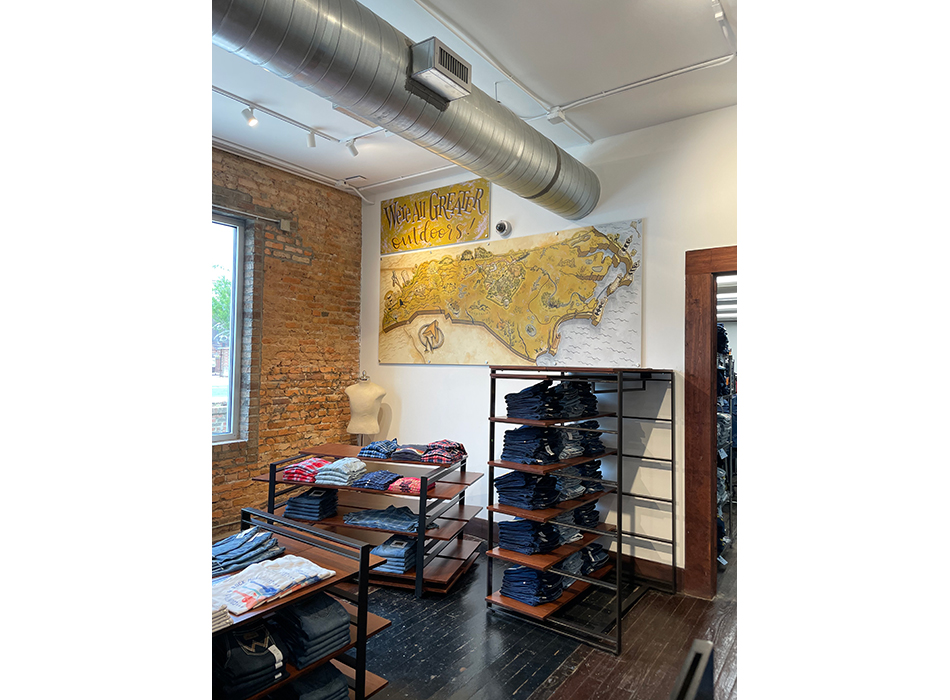 NC Map in the Wrangler Store