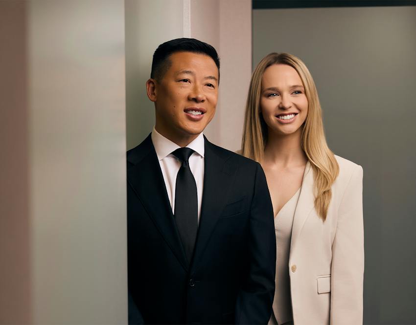 two doctors smiling