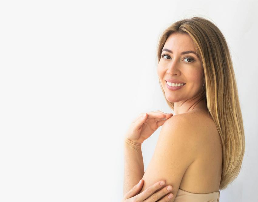 Woman posing