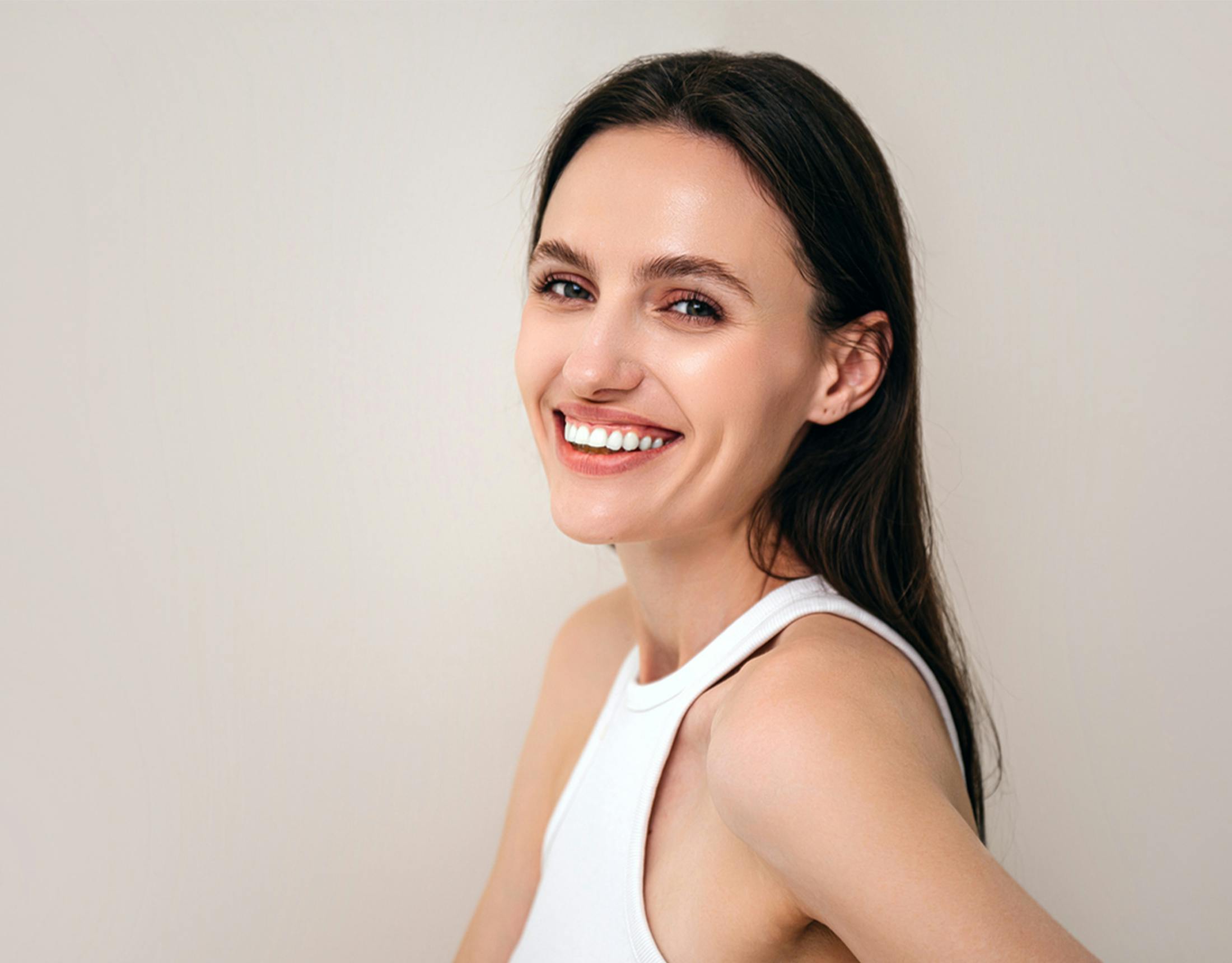 women smiling