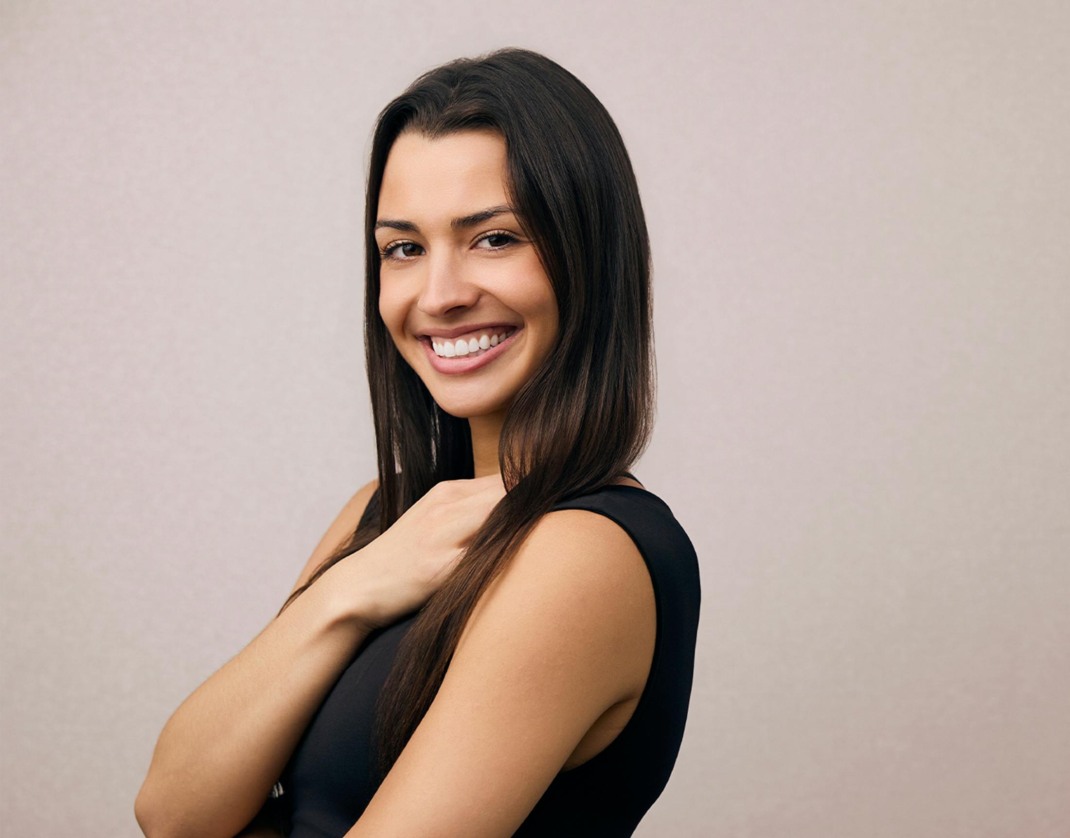 women smiling