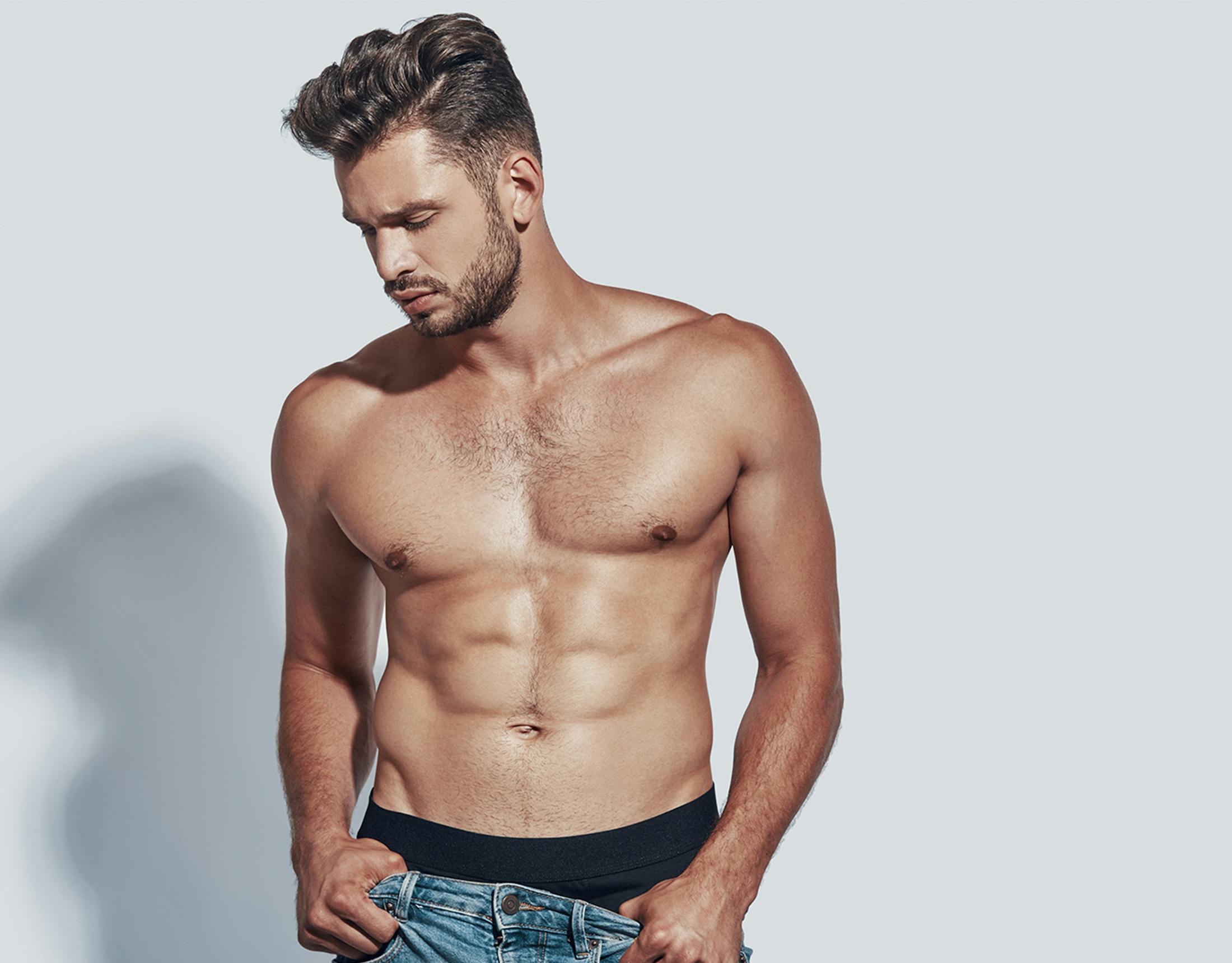 man posing