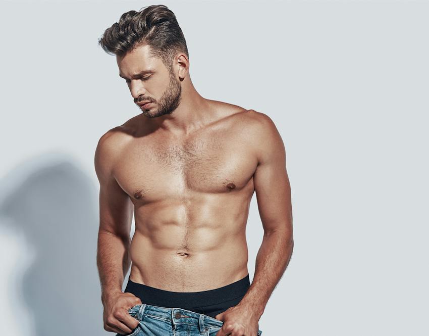 man posing