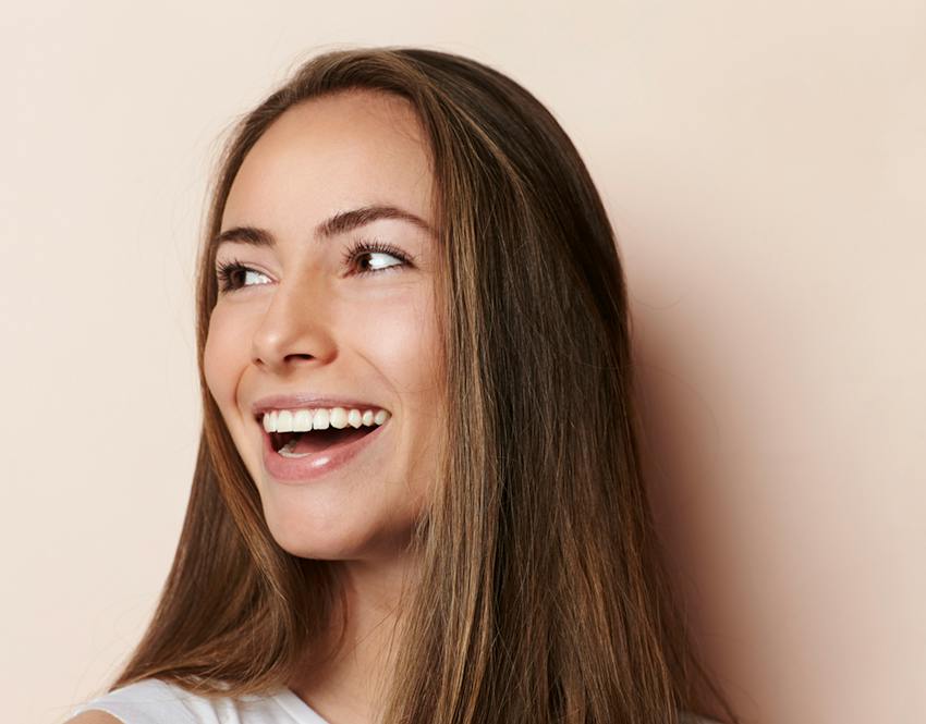 women smiling