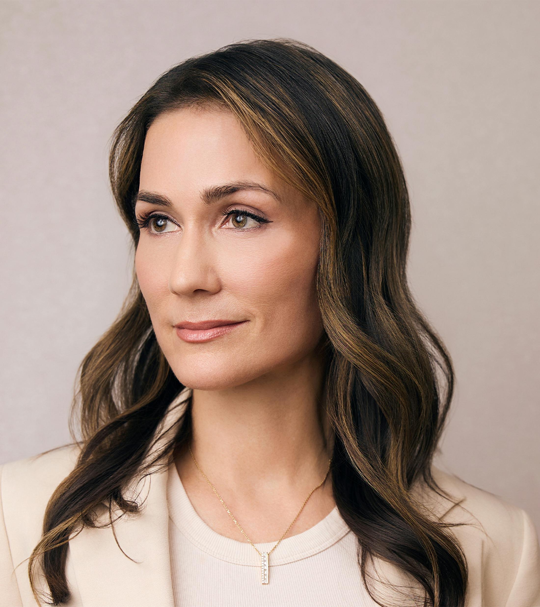 Woman smiling
