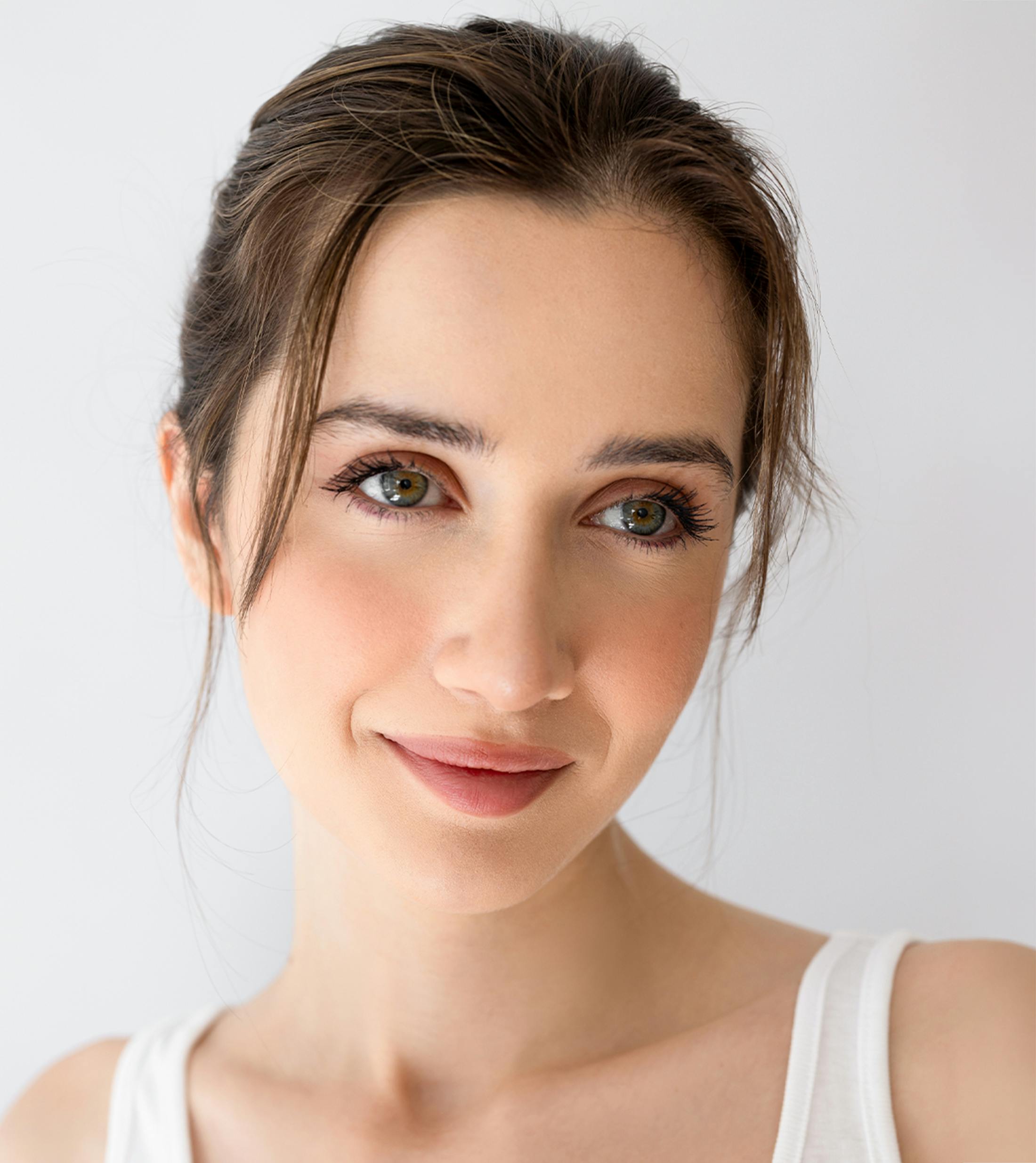 Woman smiling