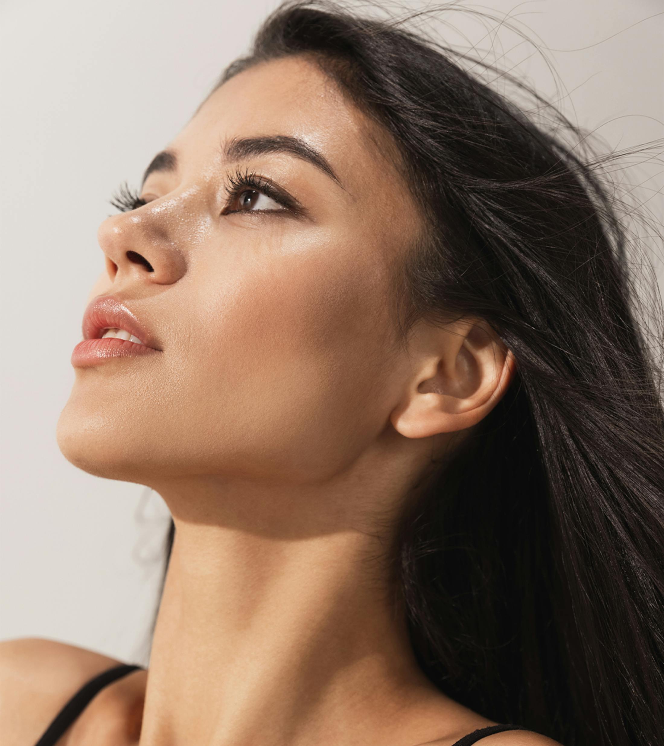 Woman looking off into the distance