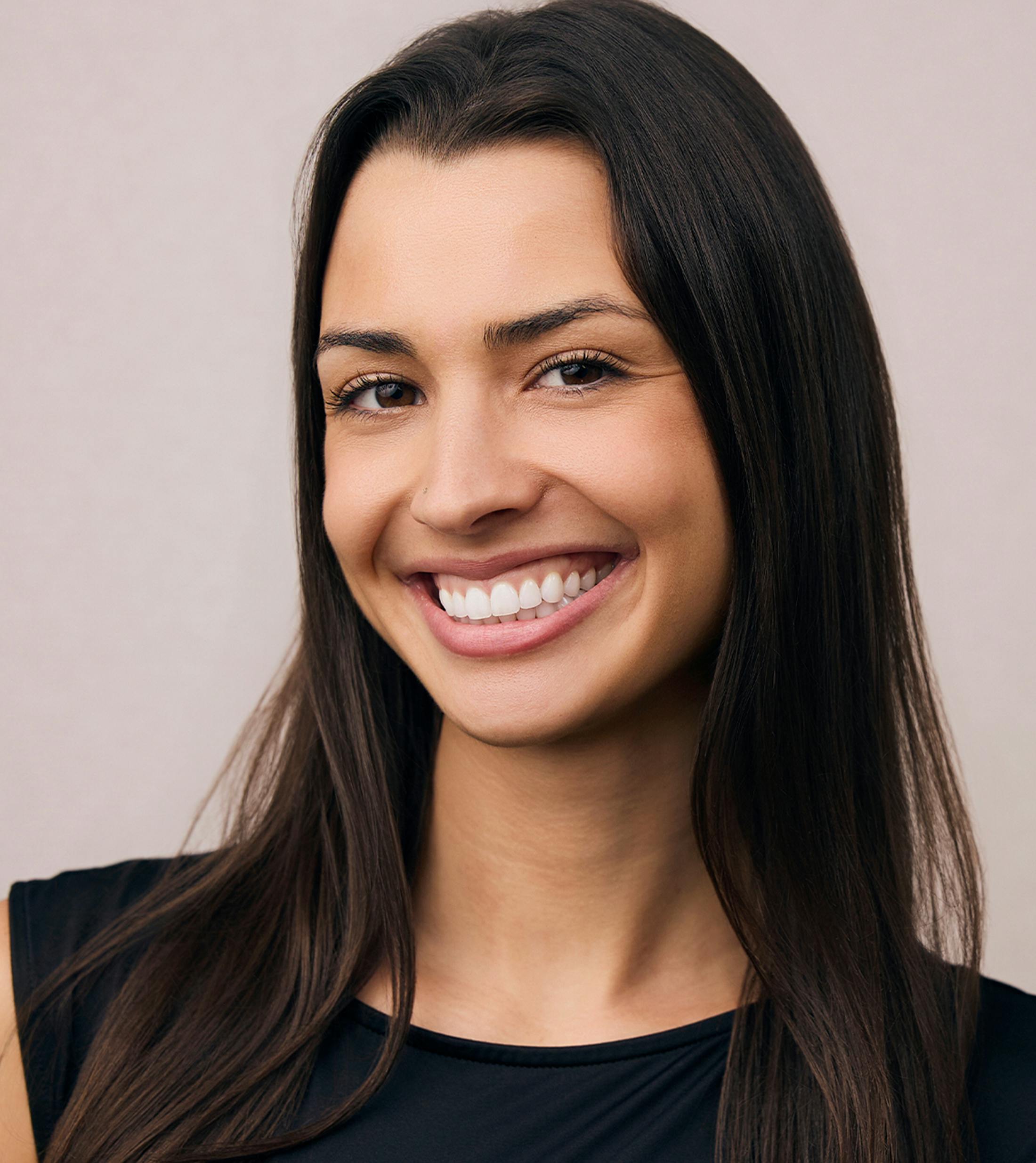 women smiling