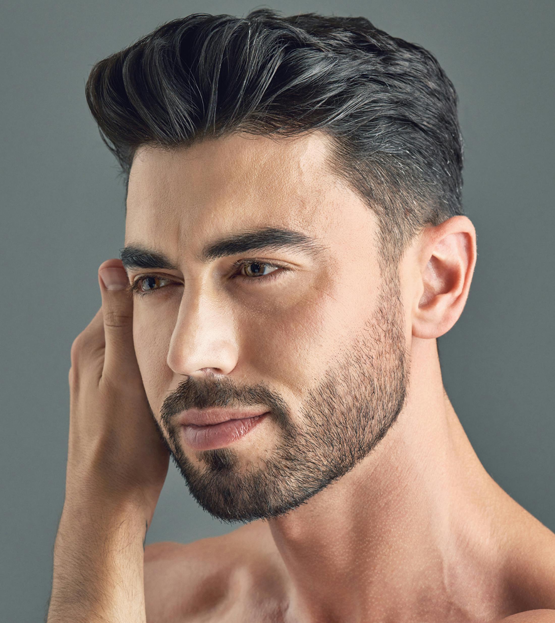 A man posing