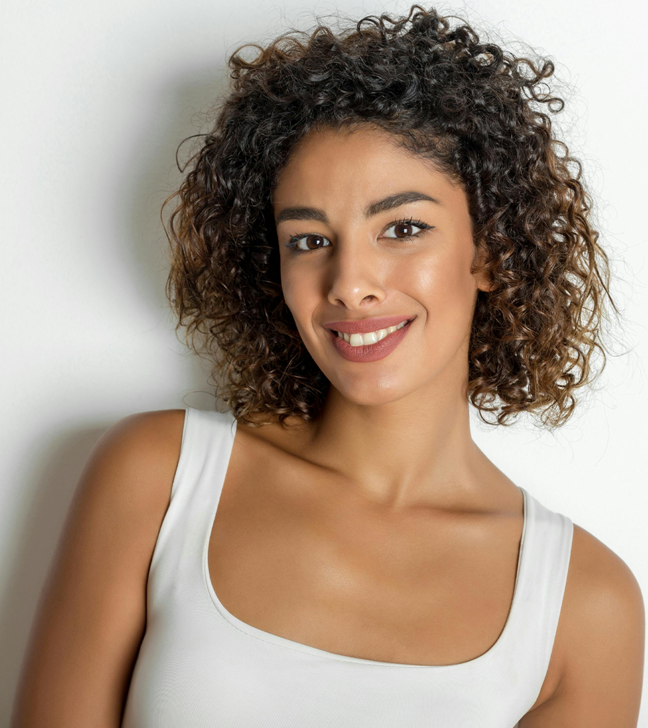 Woman smiling