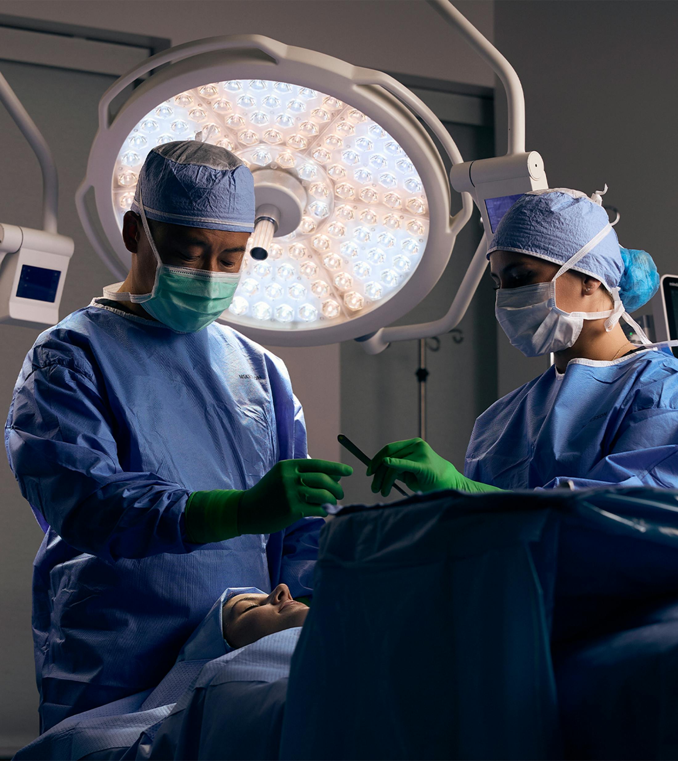 Doctor during surgery