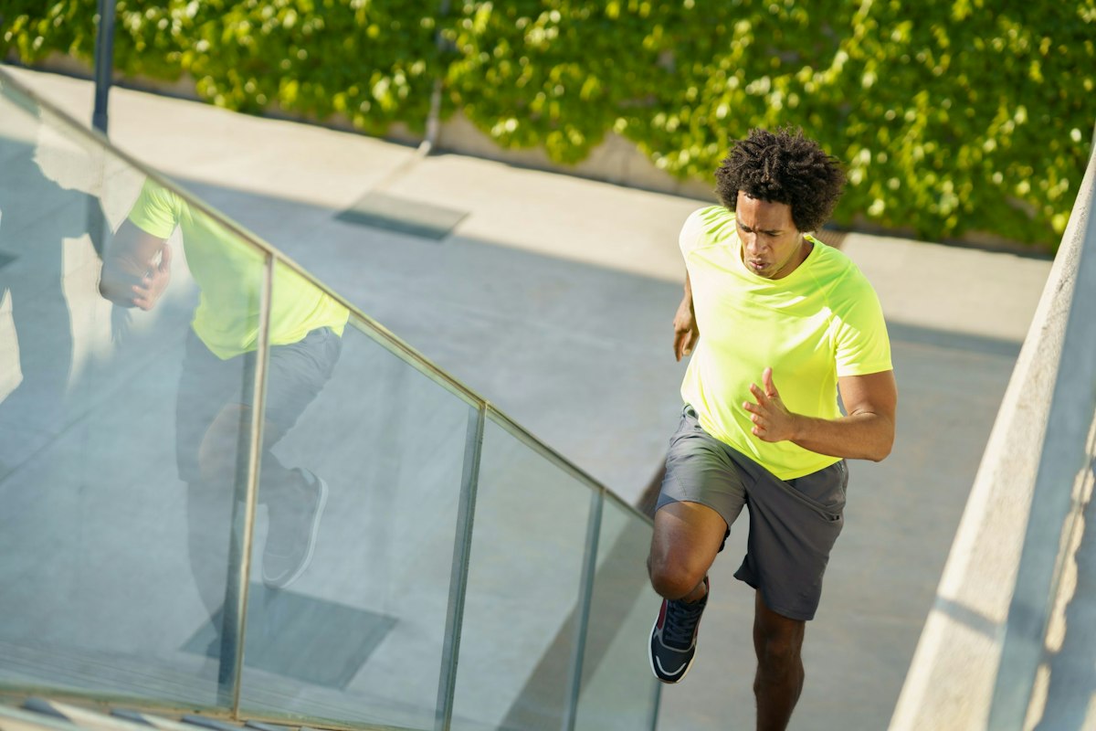 Man exercising outdoors with improved energy and physical performance after physician led testosterone therapy at Geneva Med Spa in Alpharetta