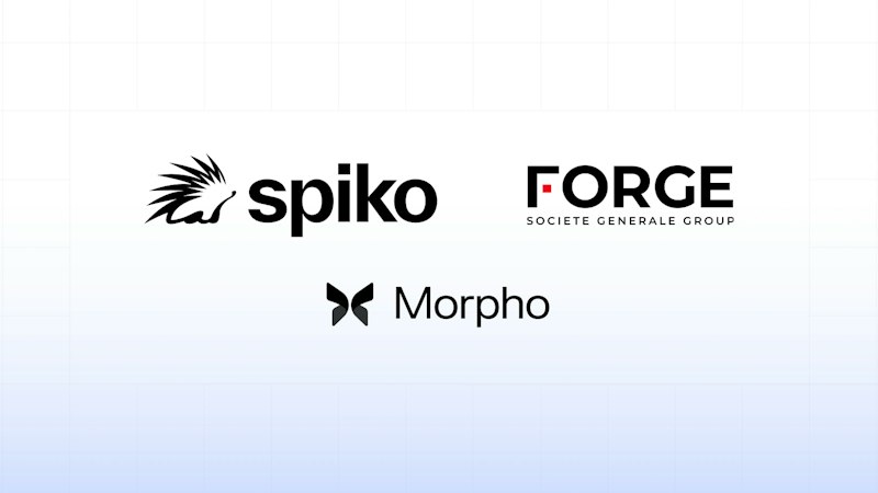 Spiko integra il protocollo Morpho e si allea con SG Forge per offrire liquidità istantanea sui fondi monetari tokenizzati