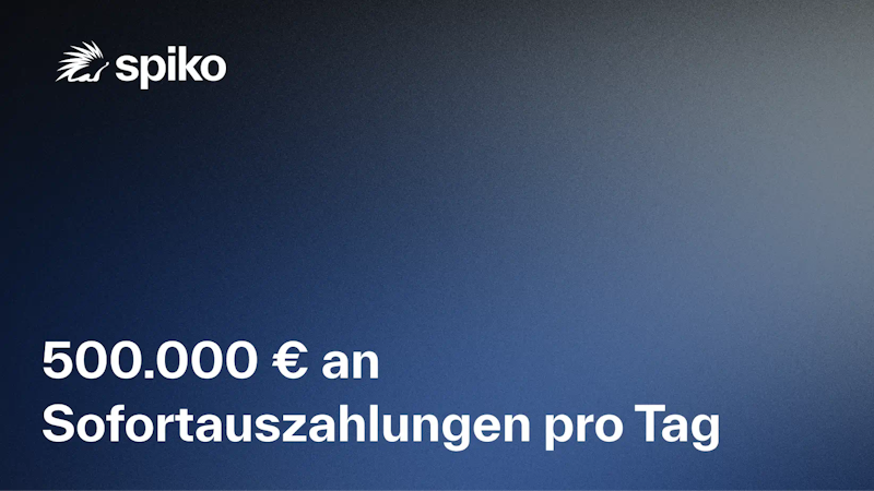 500.000 € Sofortauszahlung pro Tag, auch am Wochenende