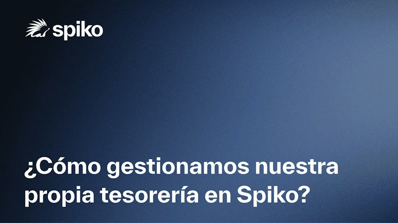 ¿Cómo gestionamos nuestra propia tesorería en Spiko?