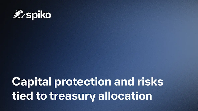Capital protection and risks tied to treasury allocation