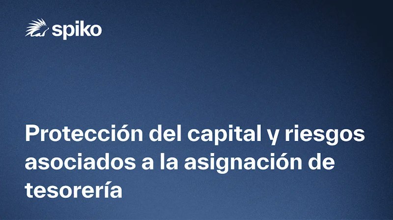 Proteccion del capital y riesgos asociados a la signacion de tesoreria
