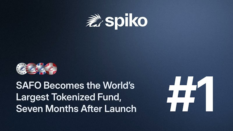 SAFO is now the world's largest tokenized fund