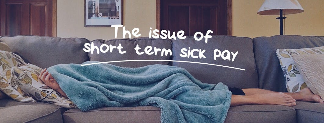 person sick on the sofa