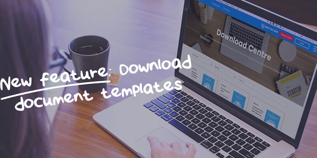 New feature: downloadable document templates and more hero image