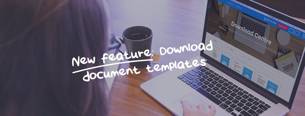 New feature: downloadable document templates and more hero image