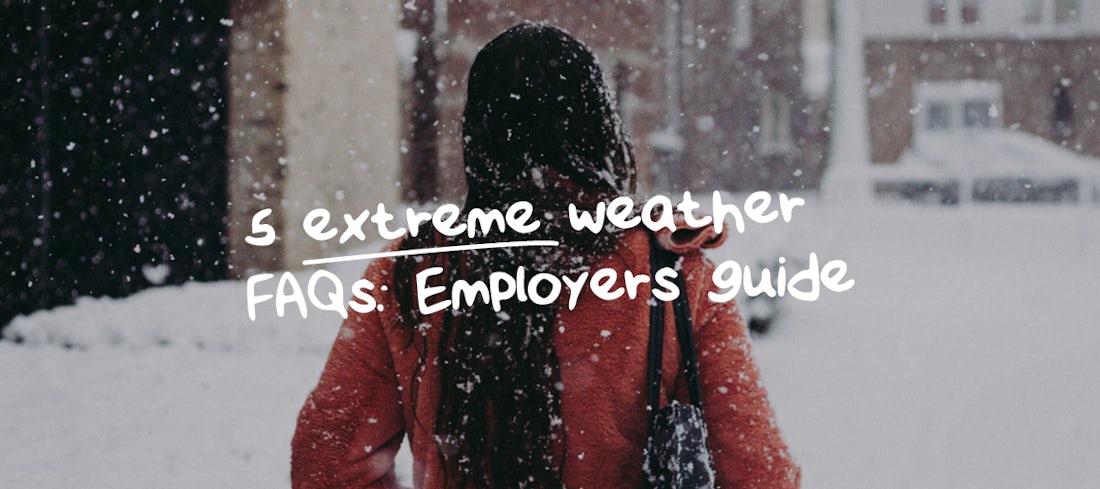 5 extreme weather FAQs: What to do if snow impacts your business hero image
