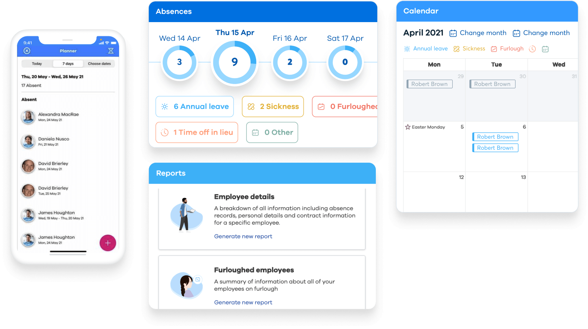 Blip by BrightHR Easytouse timesheet app