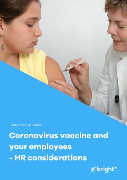 Coronavirus vaccine and your employees - HR considerations