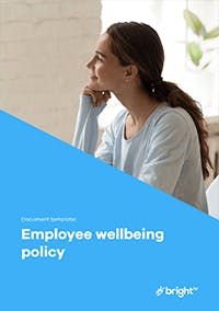 Employee wellbeing policy